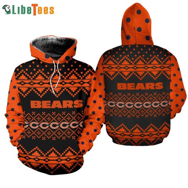 NFL Chicago Bears Classic Graphic 3D Hoodie