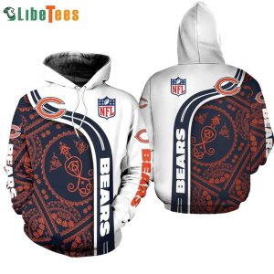 NFL Chicago Bears Logo 3D Hoodie