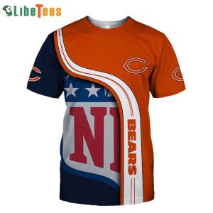 NFL Chicago Bears T Shirt 3D Classic, Chicago Bear Gifts