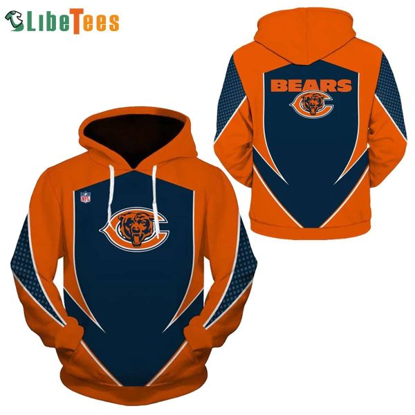 NFL Football Chicago Bears 3D Hoodie