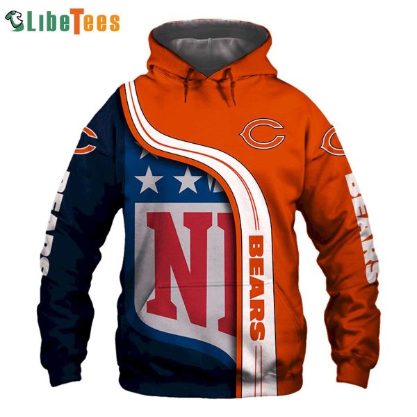 NFL Football Chicago Bears Team 3D Hoodie