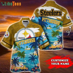NFL Pittsburgh Steelers Hawaiian Shirt Beach Graphic