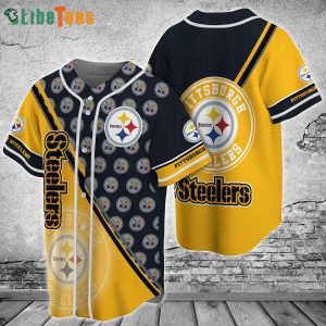 Pittsburgh Steelers Baseball Jersey Logo Pattern