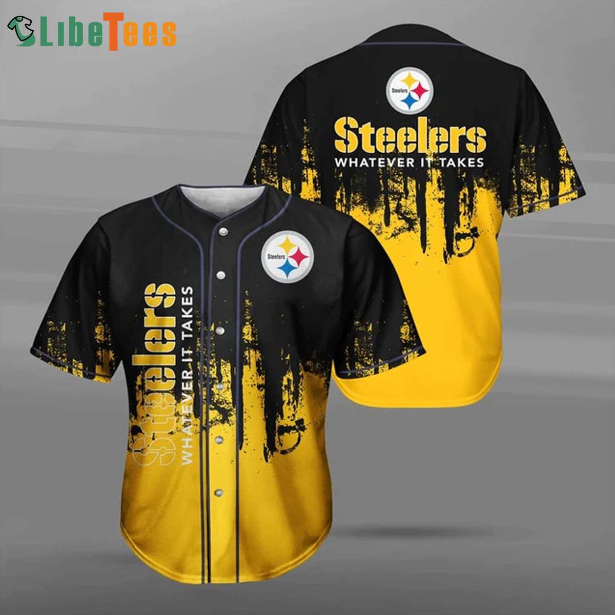 Pittsburgh Steelers Baseball Jersey Whatever It Takes