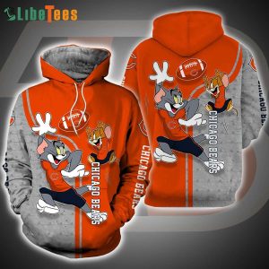 Tom And Jerry Chicago Bears 3D Hoodie