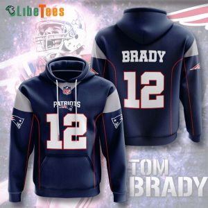 Tom Brady Hoodie 3D New England Patriots