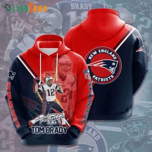 Tom Brady Hoodie 3D Sports American Football New England Patriots