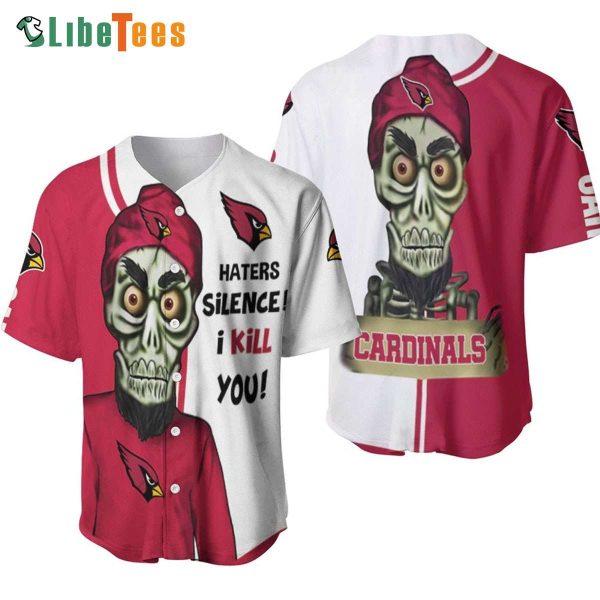 Arizona Cardinals Baseball Jersey Eagle Haters I Kill You