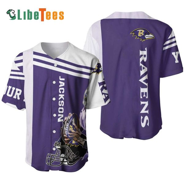 Baltimore Ravens Baseball Jersey, Lamar Jackson