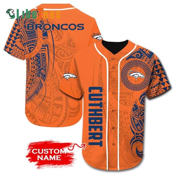 Denver Broncos Baseball Jersey, Unique Design
