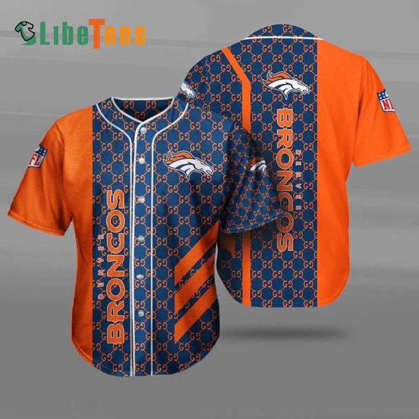 Denver Broncos Baseball Jersey, Unique Pattern