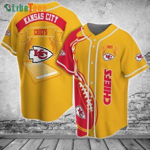 Kansas City Chiefs Baseball Jersey Fireball