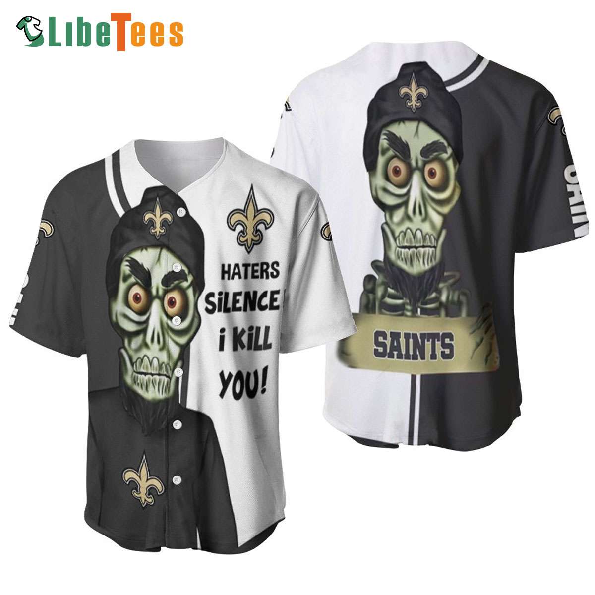 New Orleans Saints Baseball Jersey Haters I Kill You