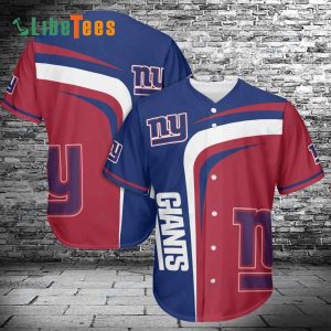 New York Giants Baseball Jersey, Simple Team Color Design