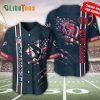 Personalized Houston Texans Baseball Jersey, America Flag Graphic
