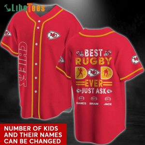 Personalized Kansas City Chiefs Baseball Jersey Best Rugby Ever Just Ask