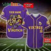 Personalized Minnesota Vikings Baseball Jersey, Fathead Mascot