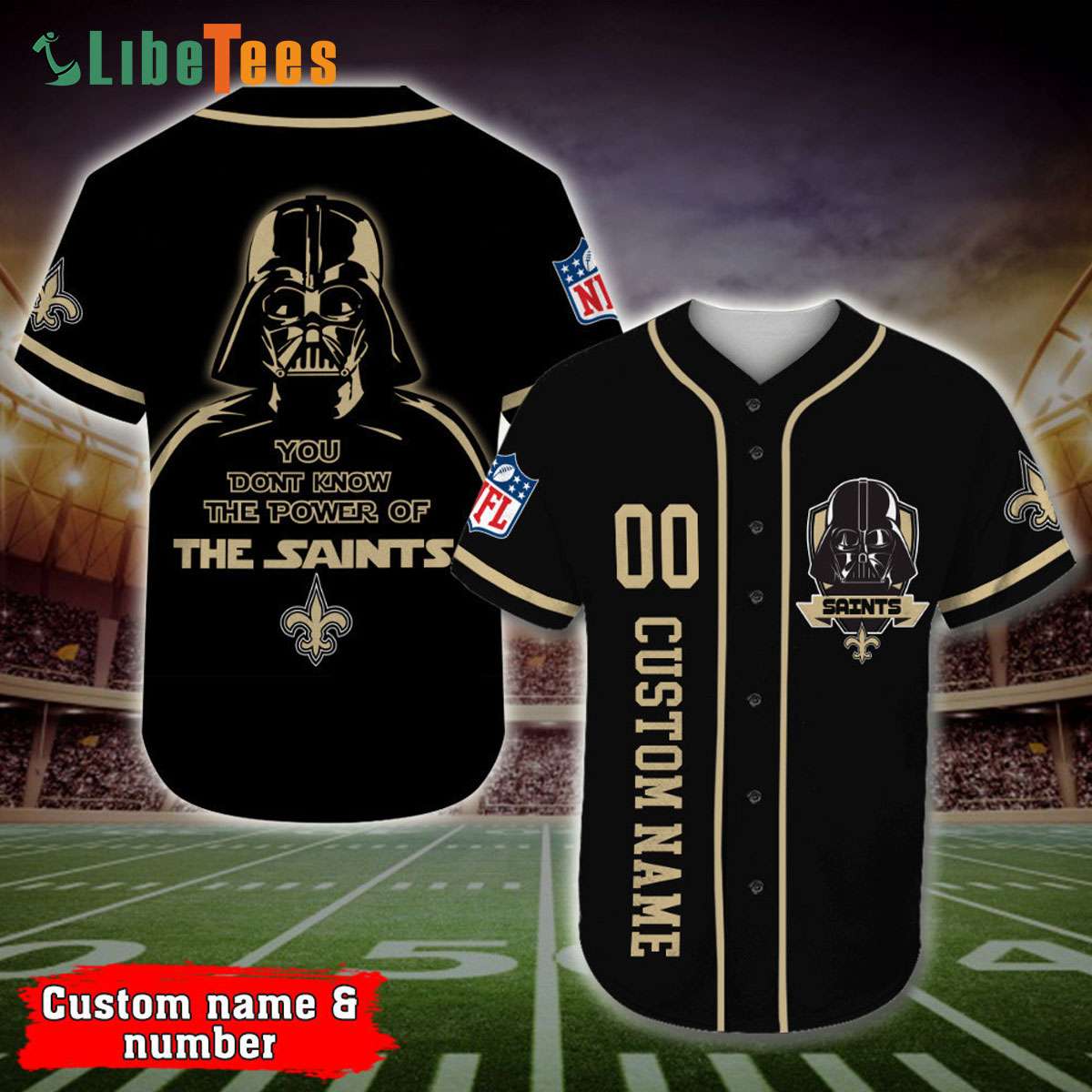 Saints Baseball Jersey Bountiful Custom Skull New Orleans Saints