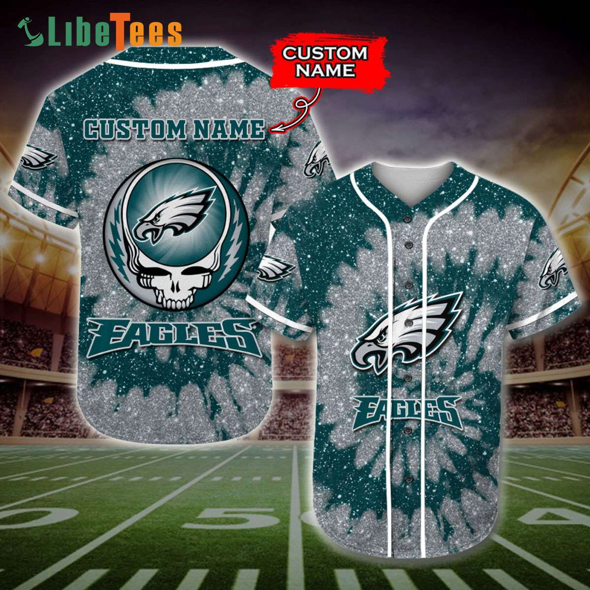 Endastore Eagles Baseball Jersey Personalized T-Shirt