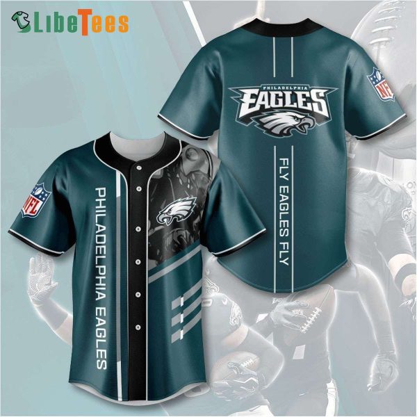 Philadelphia Eagles Baseball Jersey Football Team