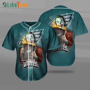 Philadelphia Eagles Baseball Jersey Joker Graphic