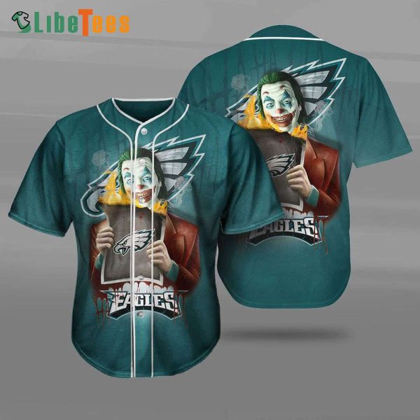 Philadelphia Eagles Baseball Jersey Joker Graphic