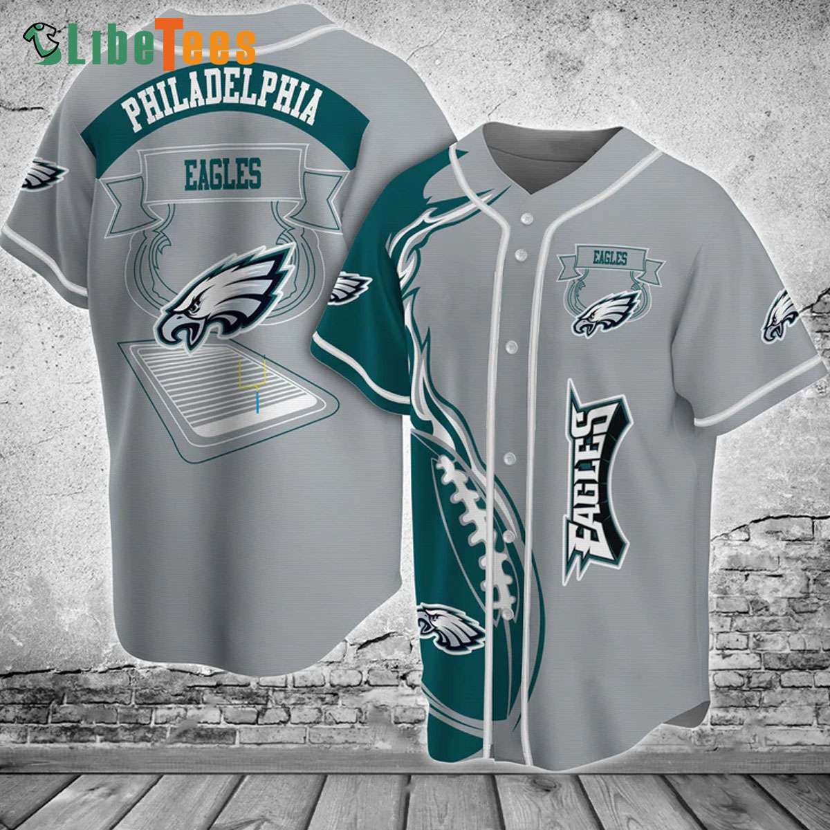 Philadelphia Eagles New Design NFL Baseball Jersey Shirt –