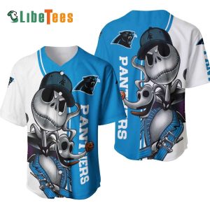 Carolina Panthers Baseball Jersey, Jack Skellington And Zero