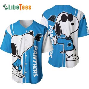 Carolina Panthers Baseball Jersey, Snoopy Graphic