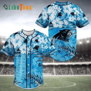 Carolina Panthers Baseball Jersey, Tropical Flowers