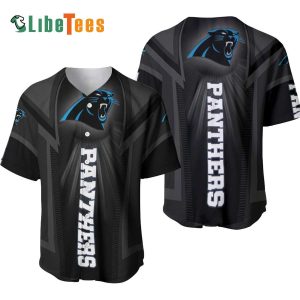 Carolina Panthers Baseball Jersey, Unique Black Design