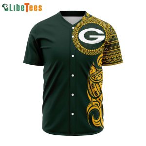 Green Bay Packers Baseball Jersey Team Colors Logo