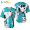 Miami Dolphins Baseball Jersey, Snoopy Graphic
