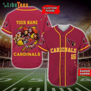 Personalized Arizona Cardinals Baseball Jersey Mascot