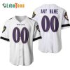Personalized Baltimore Ravens Baseball Jersey, Simple Design