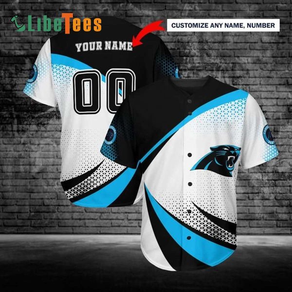 Personalized Carolina Panthers Baseball Jersey, Unique Design