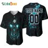 Personalized Miami Dolphins Baseball Jersey, Lave Skull