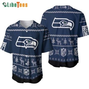 Seattle Seahawks Baseball Jersey Christmas