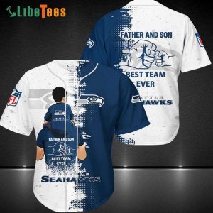 Seattle Seahawks Baseball Jersey Eagle Father And Son