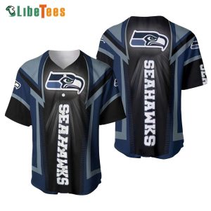 Seattle Seahawks Baseball Jersey Shine Logo