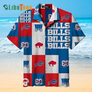 Buffalo Bills Hawaiian Shirt, Bills Pattern, Hawaiian Shirt Outfit