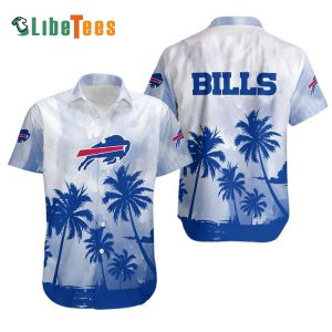 Buffalo Bills Hawaiian Shirt, Coconut Trees, Tropical Print Shirt