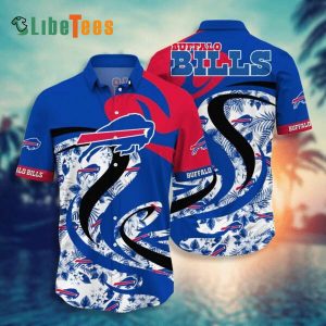Buffalo Bills Hawaiian Shirt, Flower Tropical, Hawaiian Print Shirt