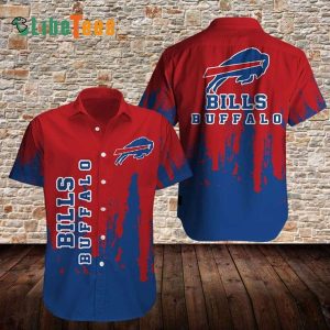 Buffalo Bills Hawaiian Shirt, Graffiti Graphic, Tropical Print Shirt