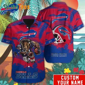 Buffalo Bills Hawaiian Shirt, Mascot Graphic, Hawaiian Shirt Outfit
