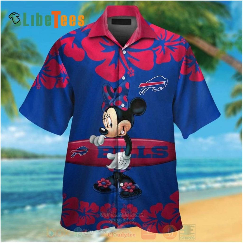 Buffalo Bills Hawaiian Shirt, Minnie Mouse, Tropical Hawaiian Shirt