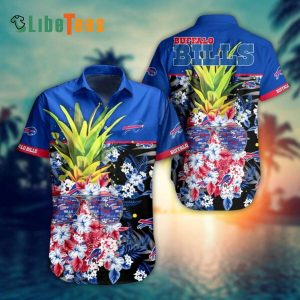 Buffalo Bills Hawaiian Shirt, Pineapple Graphic, Hawaiian Print Shirt