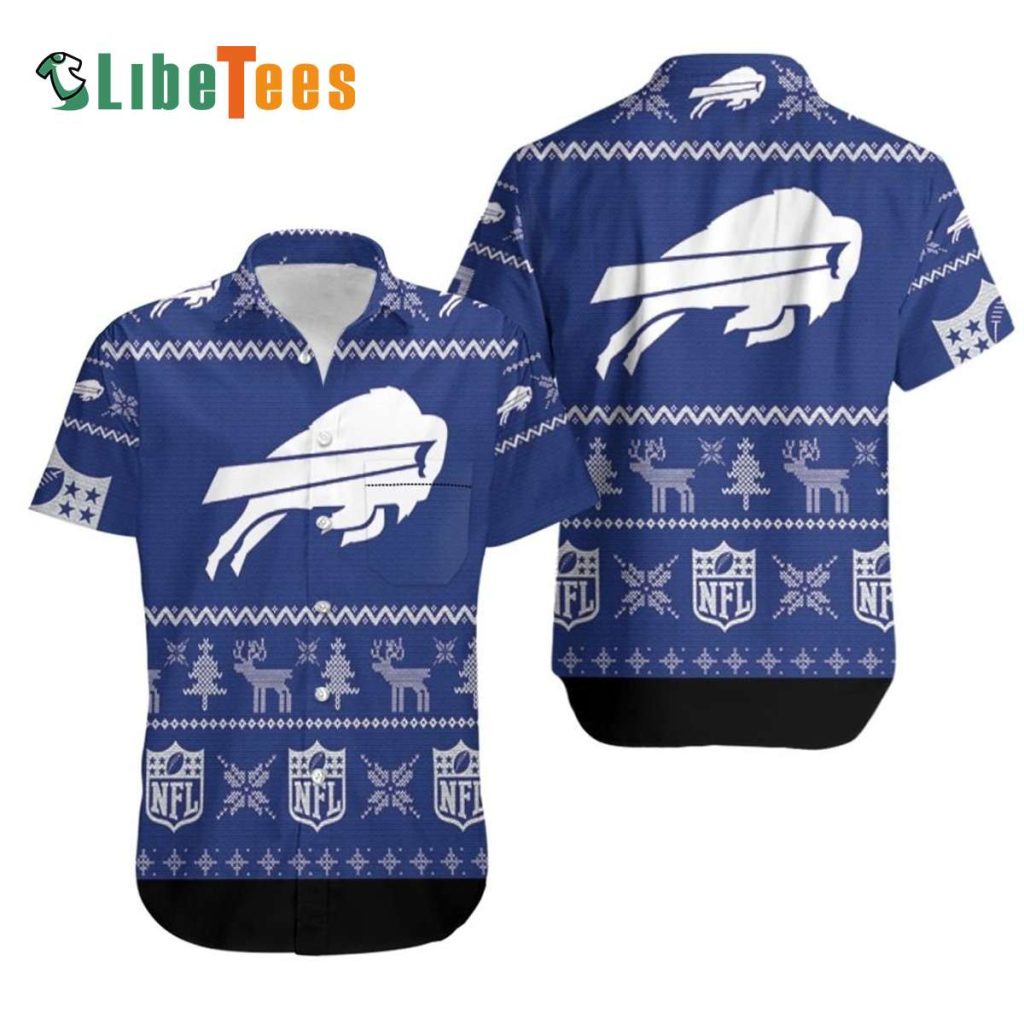 Buffalo Bills Hawaiian Shirt, Sweatshirt Christmas, Cool Hawaiian Shirt