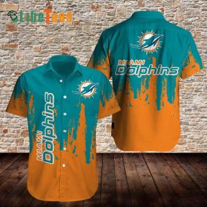 Miami Dolphins Hawaiian Shirt, Graffiti Graphic, Hawaiian Shirt Outfit
