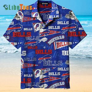 Buffalo Bills Hawaiian Shirt, Bills Pattern, Best Hawaiian Shirt